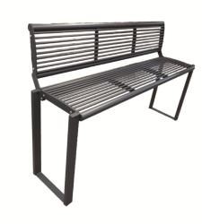 Sitzbank - MAGNUS -, aus Stahl, ohne Armlehne